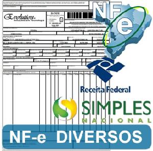 SIMPLES NACIONAL- EMISSAO NFE DIVERSOS